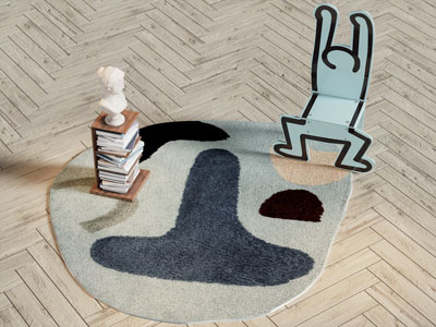 现代鱼骨纹拼接实木地板