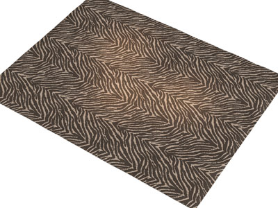 现代长方形地毯3d模型 现代长方形地毯