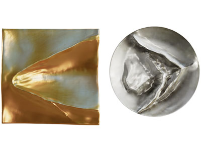 现代轻奢金属墙饰挂件