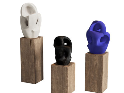 现代抽象雕塑雕刻摆件