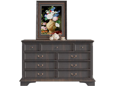 美式实木玄关柜 斗柜