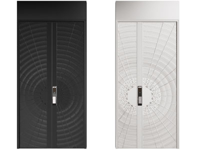 现代双开门 大门