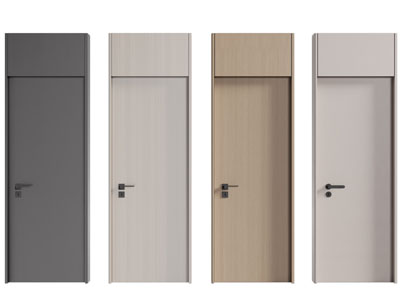 现代实木平开门