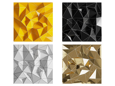 现代立体几何体墙饰挂件