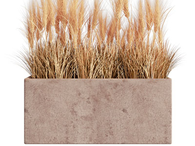 现代庭院花坛麦穗景观园艺小品