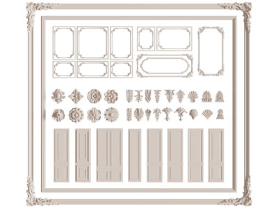 欧式雕花装饰构件