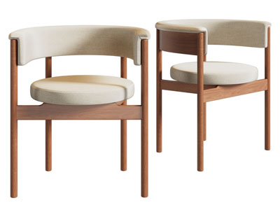 新中式扶手椅子 休闲椅子