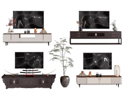 新中式电视柜 电视