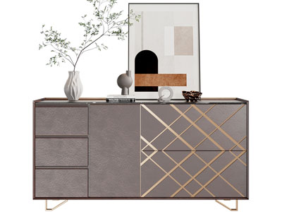 现代轻奢玄关柜 边柜