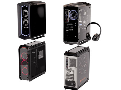 现代电脑主机3d模型 现代电脑主机