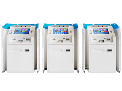 现代交通银行智易通 智能一体自助机3d模型 现代交通银行智易通 智能一体自助机