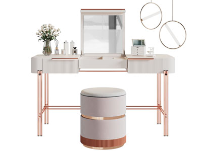 现代轻奢化妆 梳妆台