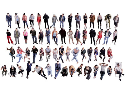 现代男人 女人 多人 人群 人物3d模型 现代男人 女人 多人 人群 人物