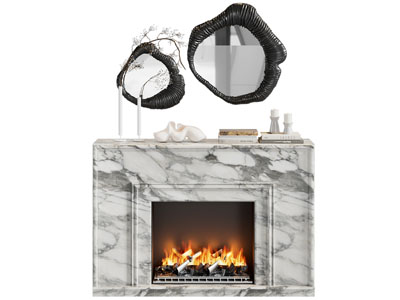 欧式大理石壁炉火炉