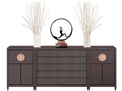 新中式玄关柜 边柜