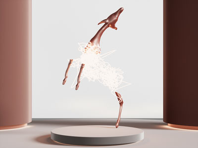 现代室内雕塑雕刻3d模型 现代室内雕塑雕刻