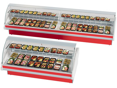 现代预制菜保鲜柜 展柜
