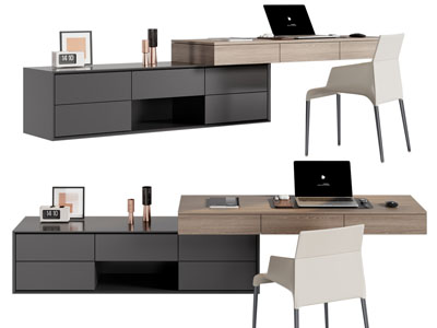 现代老板台 老板桌椅组合