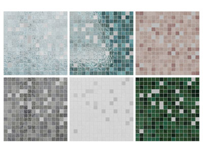 现代马赛克背景墙3d模型 现代马赛克背景墙