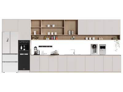 现代茶水间茶吧台