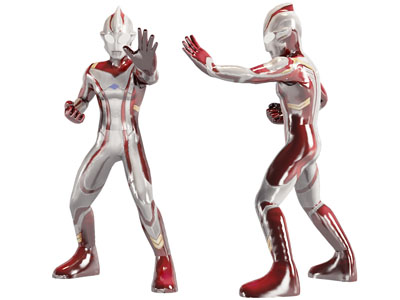 现代奥特曼雕塑雕刻摆件组合