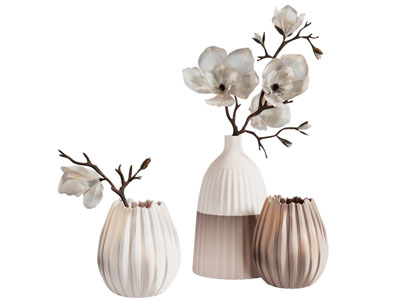 新中式陶艺花瓶花卉摆件