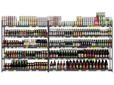 现代饮料货架 展柜