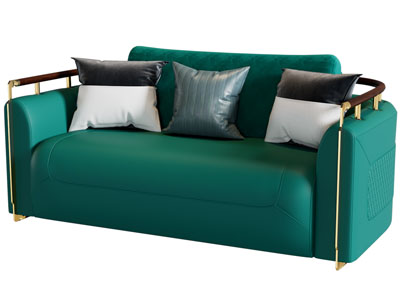 新中式多人沙发