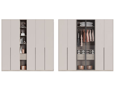 现代衣柜3d模型 现代衣柜