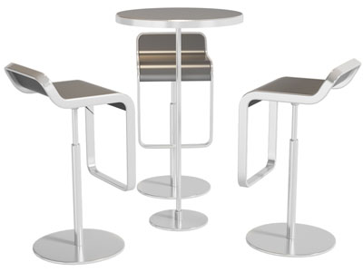 现代可升降吧桌椅组合