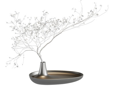 现代托盘盆景盆栽