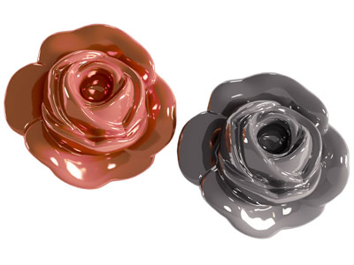 现代玫瑰花雕塑雕刻3d模型 现代玫瑰花雕塑雕刻