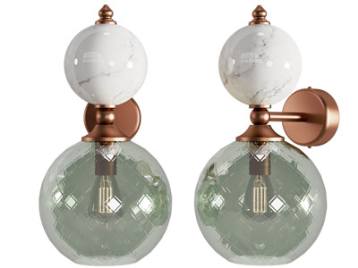 现代轻奢玻璃壁灯