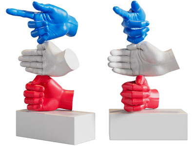 现代手雕塑雕刻3d模型 现代手雕塑雕刻