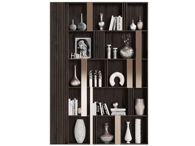 现代实木装饰柜