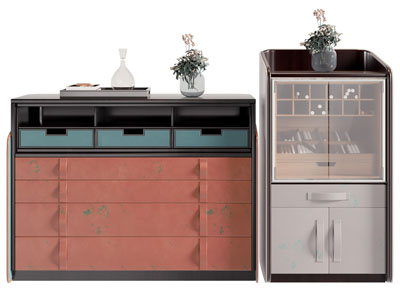 中古风餐边柜 边柜