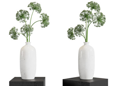 现代陶瓷花瓶花卉摆件