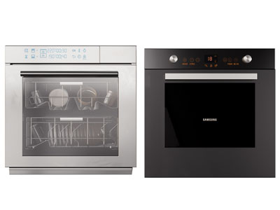 现代洗碗机 烤箱厨房电器3d模型 现代洗碗机 烤箱厨房电器