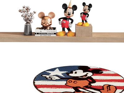 现代米老鼠摆件组合