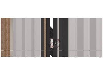 现代背景墙3d模型 现代背景墙