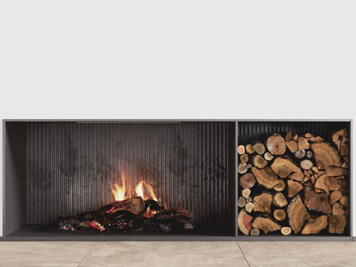 现代壁炉火炉 柴火