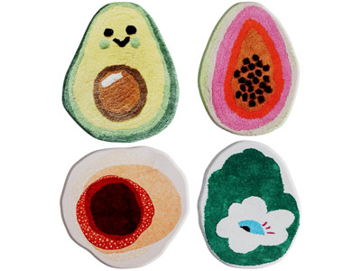 现代卡通水果地毯3d模型 现代卡通水果地毯