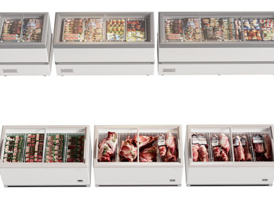 现代冰柜 生鲜肉类保鲜柜 展柜