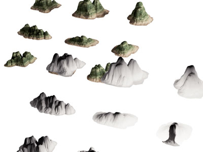 现代石头 假山石雕 景观石头