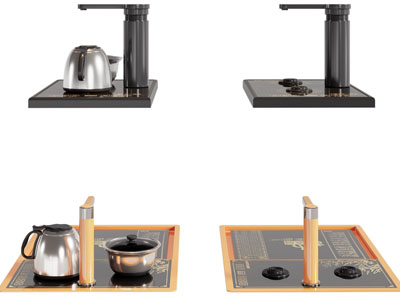 现代茶壶 全自动电热水壶3d模型 现代茶壶 全自动电热水壶