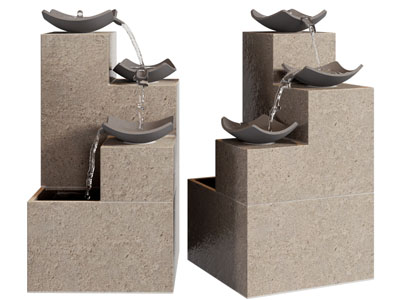 新中式流水喷泉水景装置 摆件