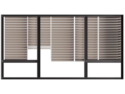 现代百叶窗帘 卷帘3d模型 现代百叶窗帘 卷帘