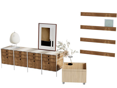 现代玄关柜 边柜