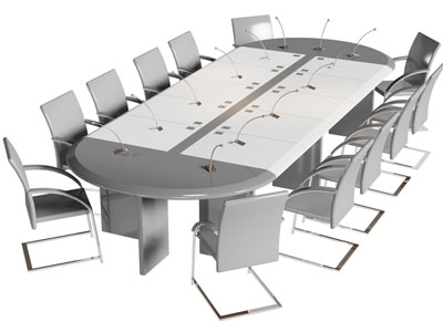 现代椭圆形会议桌椅组合3d模型 现代椭圆形会议桌椅组合