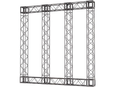 现代钢架 桁架 展览架3d模型 现代钢架 桁架 展览架